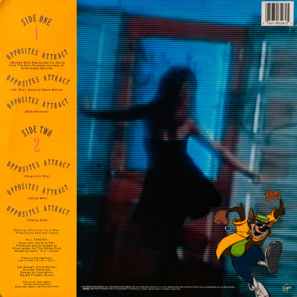 Paula Abdul : Opposites Attract (12", Promo)