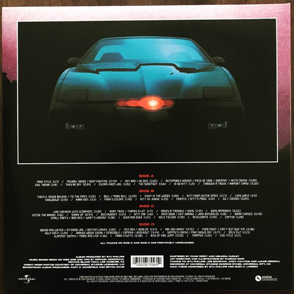 Stu Phillips : Knight Rider (Original Television Soundtrack) (2xLP, Album, RSD, Gat)