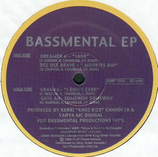 Various : Bassmental EP (12", EP)