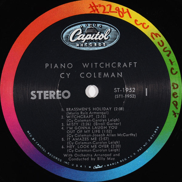 Cy Coleman : Piano Witchcraft (LP, Album)
