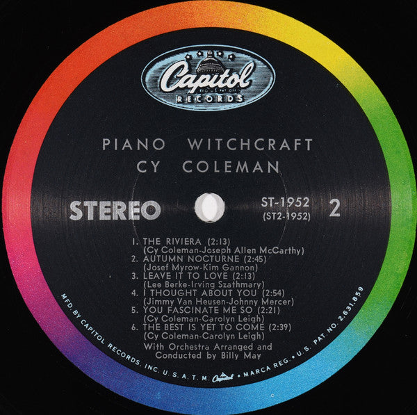 Cy Coleman : Piano Witchcraft (LP, Album)