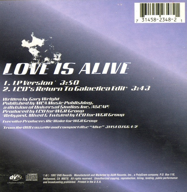 3rd Party : Love Is Alive (CD, Single)