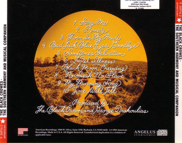 The Black Crowes : The Southern Harmony And Musical Companion (CD, Album, Club, RE)