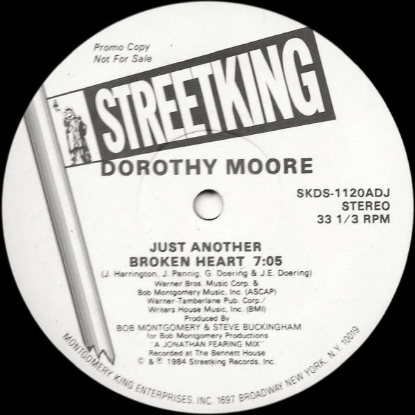 Dorothy Moore : Just Another Broken Heart (12", Promo)