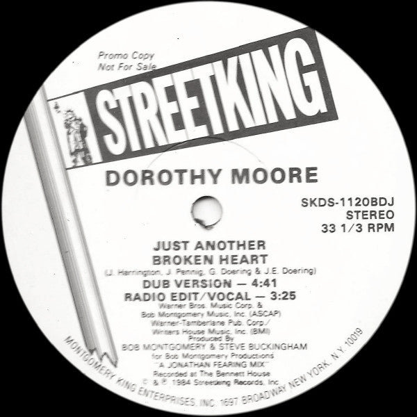 Dorothy Moore : Just Another Broken Heart (12", Promo)