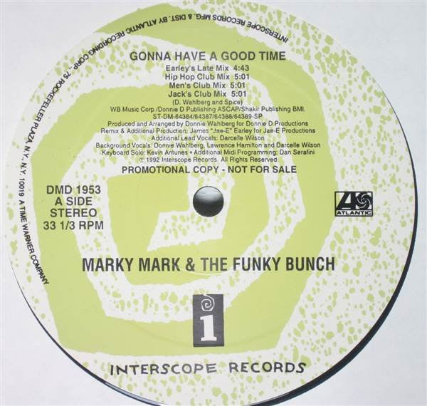 Marky Mark & The Funky Bunch : Gonna Have A Good Time (12", Promo)
