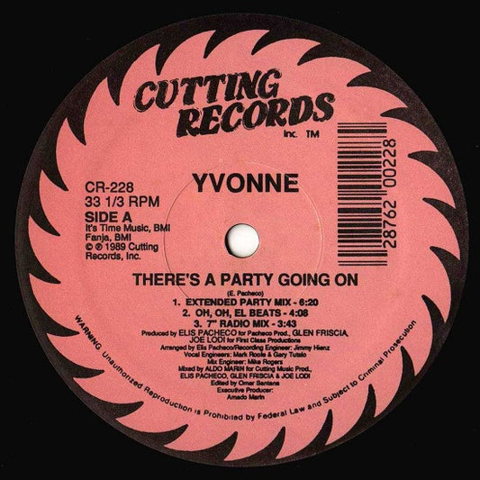 Yvonne DeLeon : There's A Party Going On (12")