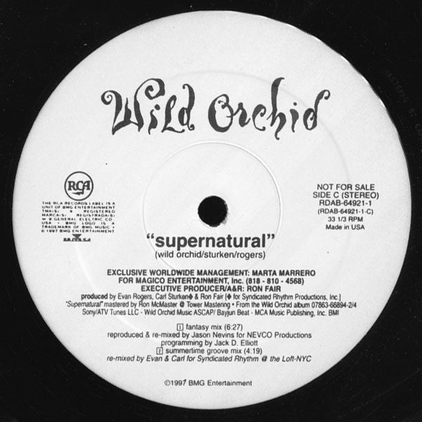 Wild Orchid : Supernatural (2x12", Maxi, Promo)