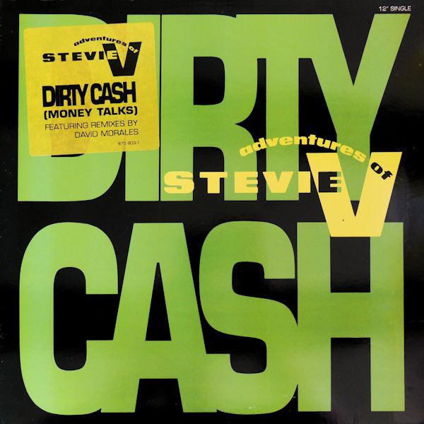 Adventures Of Stevie V. : Dirty Cash (Money Talks) (12", Promo)