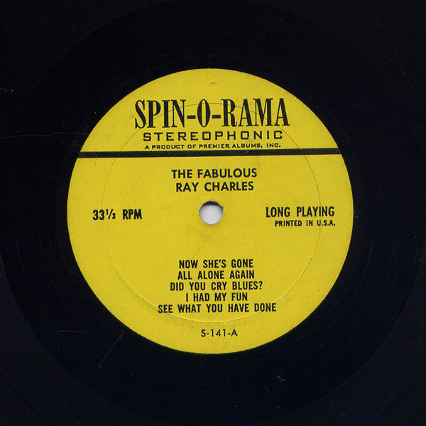 Ray Charles : The Fabulous Ray Charles (LP, Comp)