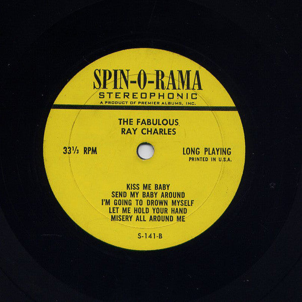 Ray Charles : The Fabulous Ray Charles (LP, Comp)