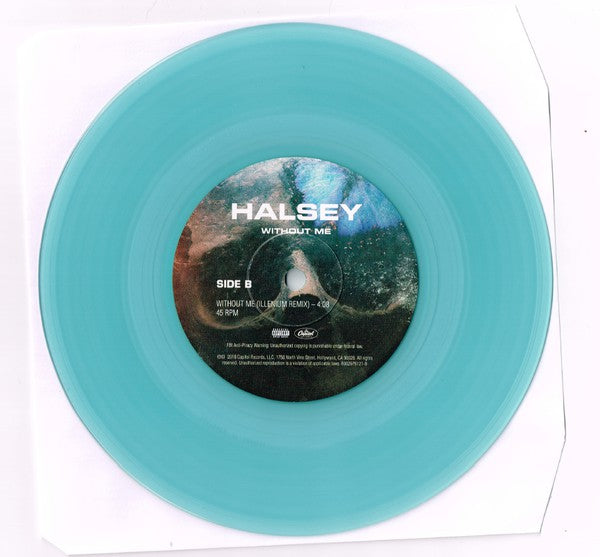 Halsey : Without Me (7", Single, Ltd, Cle)