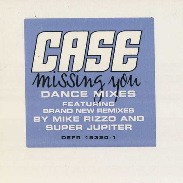 Case : Missing You (Dance Mixes) (12", Promo)
