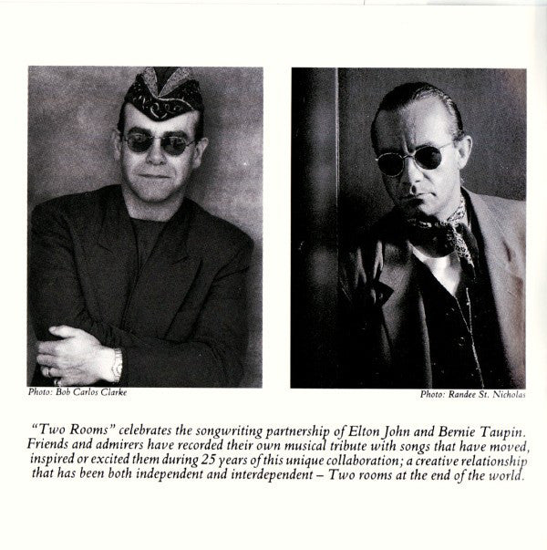 Various : Two Rooms - Celebrating The Songs Of Elton John & Bernie Taupin (CD, Album)