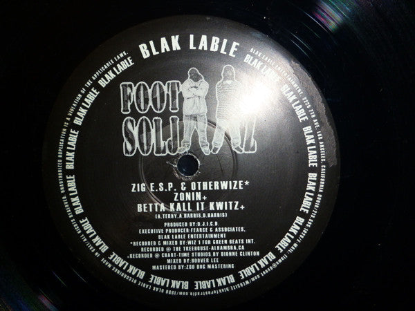 Foot Soljaaz : Zig E.S.P. & Otherwize (12", Single)