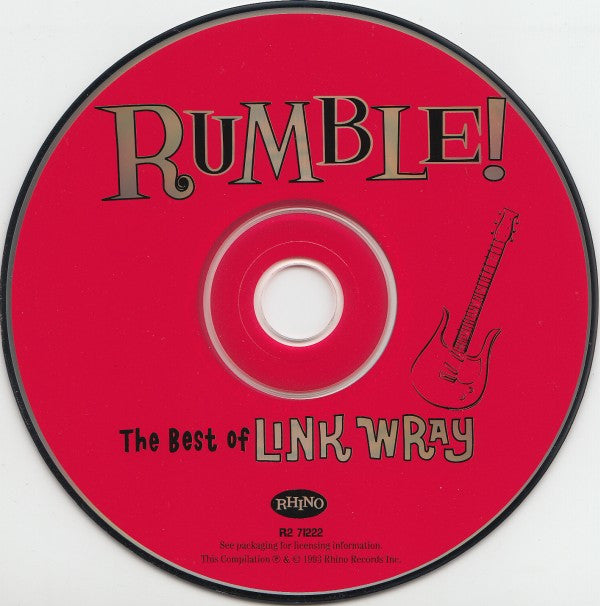 Link Wray : Rumble! The Best Of Link Wray (CD, Comp, RM)