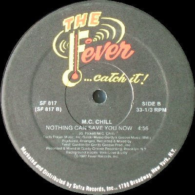 M.C. Chill : Nightmare On Chill Street / Nothing Can Save You Now (12")