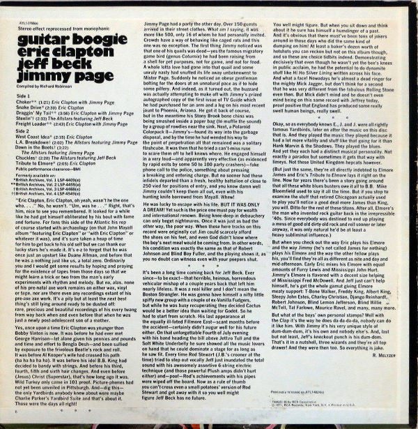 Eric Clapton, Jeff Beck, Jimmy Page : Guitar Boogie (LP, Comp, RE)