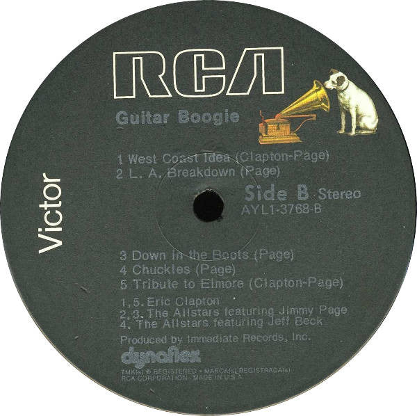 Eric Clapton, Jeff Beck, Jimmy Page : Guitar Boogie (LP, Comp, RE)