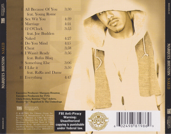 Marques Houston : Naked (CD, Album)