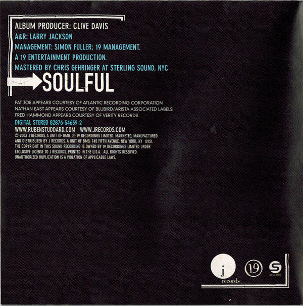 Ruben Studdard : Soulful (CD, Album)