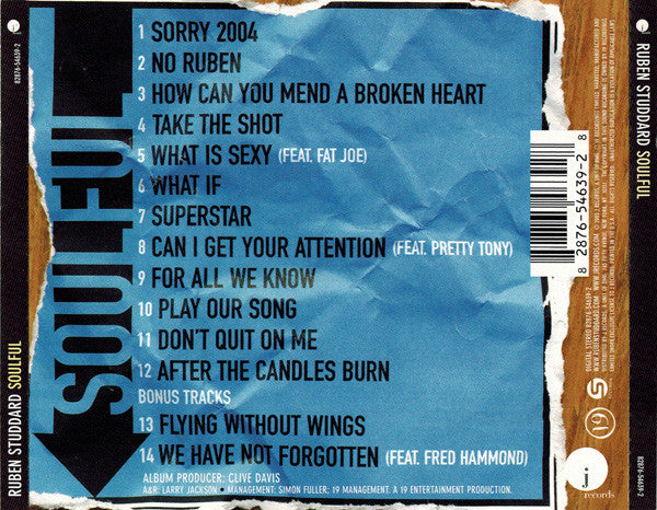 Ruben Studdard : Soulful (CD, Album)