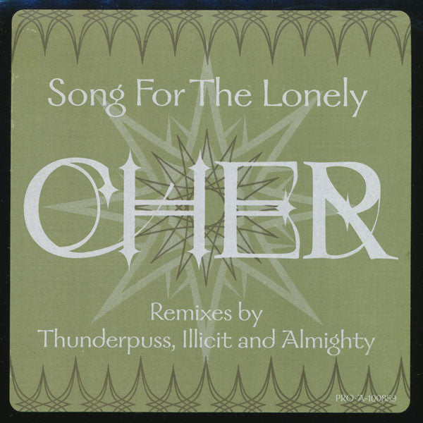 Cher : Song For The Lonely (2x12", Promo)