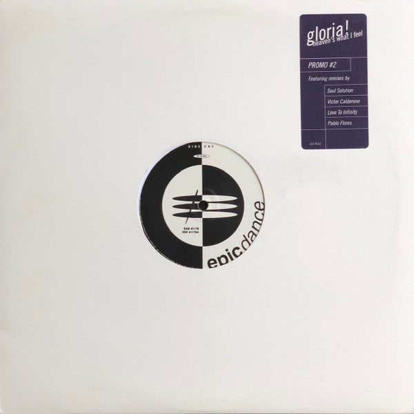 Gloria Estefan : Heaven's What I Feel (12", Single, Promo, #2)