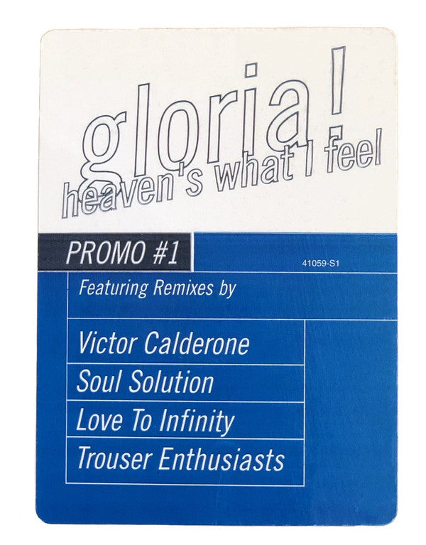 Gloria Estefan : Heaven's What I Feel (12", Single, Promo, #1)