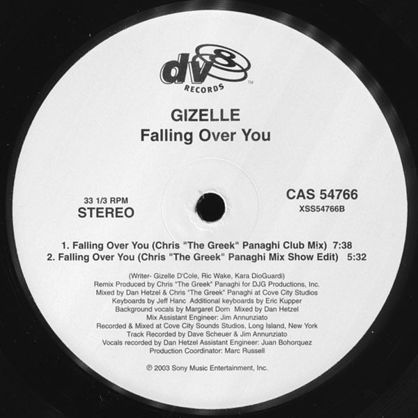 Gizelle D'Cole : Falling Over You (12")