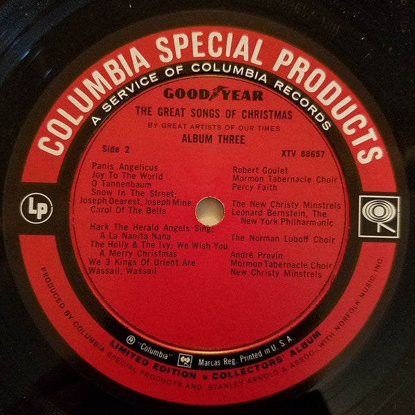 Various : The Great Songs Of Christmas, Album Three (LP, Album, Comp, Ltd)