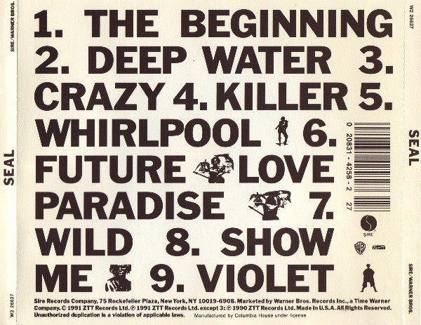 Seal : Seal (CD, Album, Club, Pre)