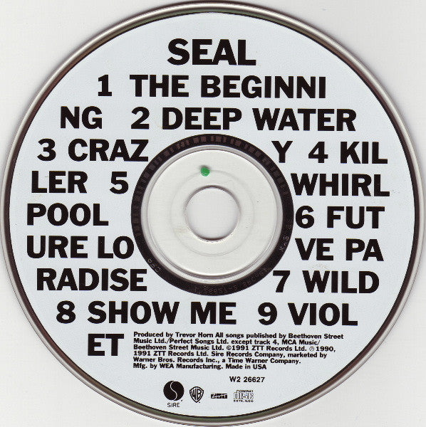 Seal : Seal (CD, Album, Club, Pre)
