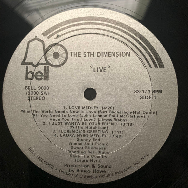 The Fifth Dimension : Live!! (2xLP, Album)