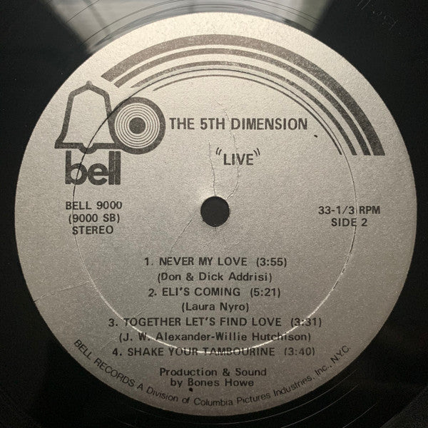 The Fifth Dimension : Live!! (2xLP, Album)