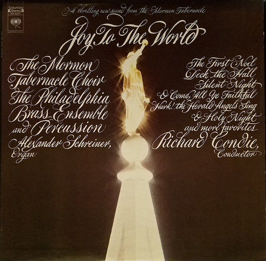 Mormon Tabernacle Choir / Philadelphia Brass Ensemble / Richard P. Condie / Alexander Schreiner : Joy To The World (LP, Album)