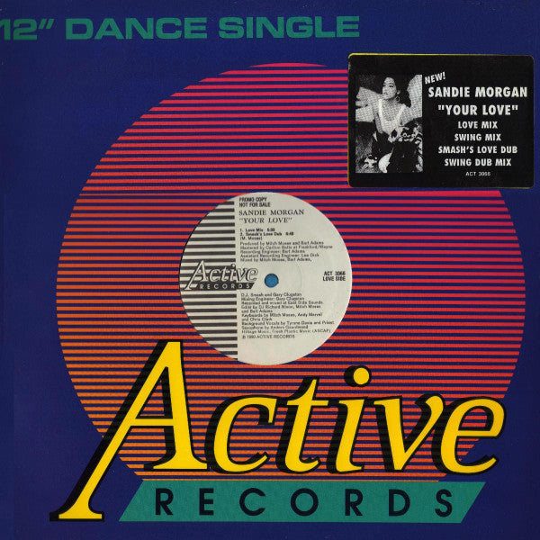 Sandie Morgan : Your Love (12", Promo)