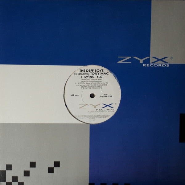 The Deff Boyz Featuring Tony Mac : Swing (12", Com)