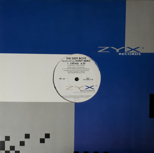 The Deff Boyz Featuring Tony Mac : Swing (12", Com)