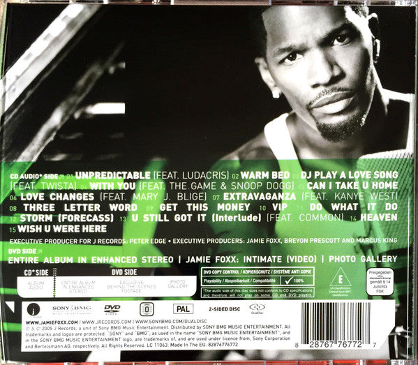 Jamie Foxx : Unpredictable (Hybrid, DualDisc, Album, Multichannel, PAL)