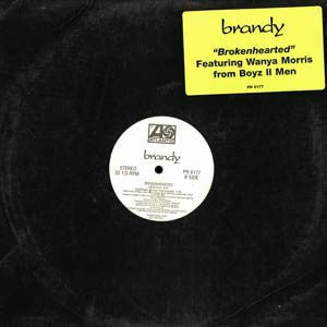 Brandy (2) Featuring Wanya Morris : Brokenhearted (12", Promo)