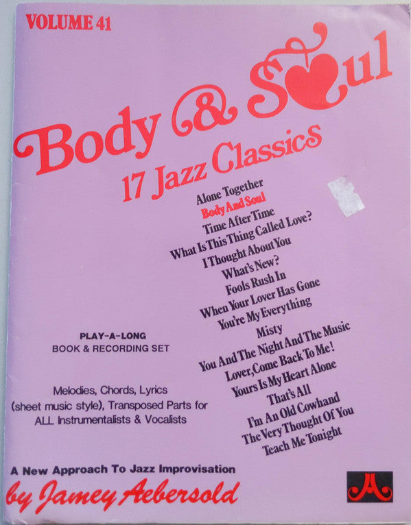Jamey Aebersold : Body & Soul (2xCD)