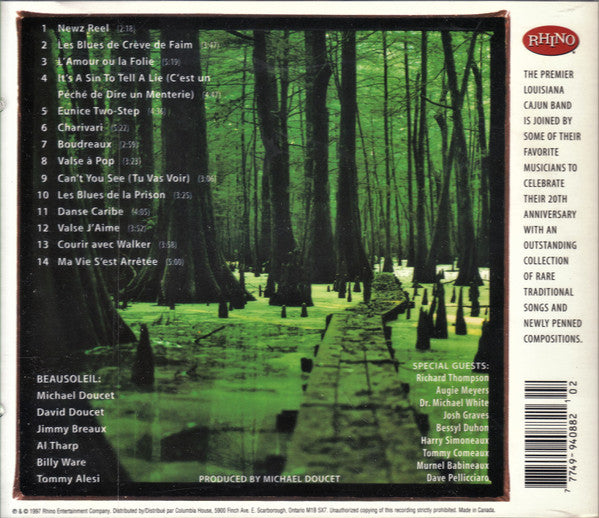 Beausoleil : L'Amour Ou La Folie / Love Or Folly (CD, Album, Club)