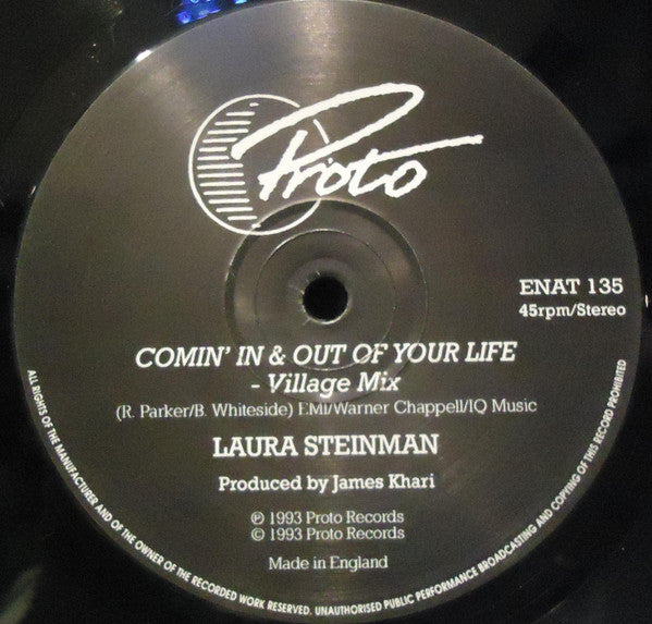 Laura Steinman : Comin' In & Out Of Your Life (12")