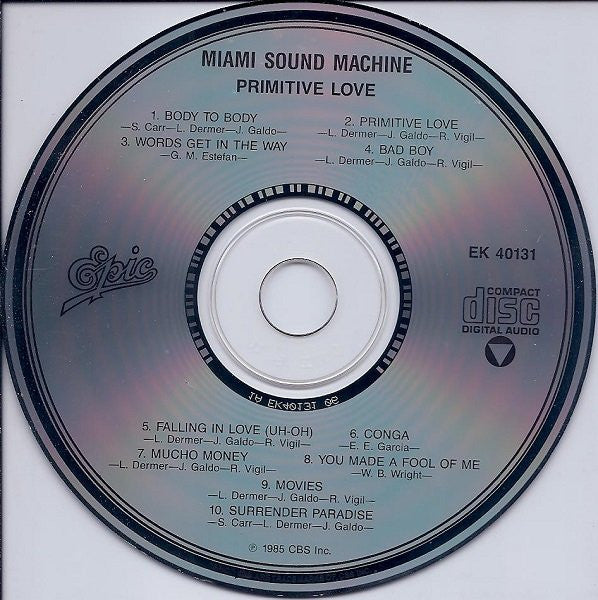 Miami Sound Machine : Primitive Love (CD, Album, RE)