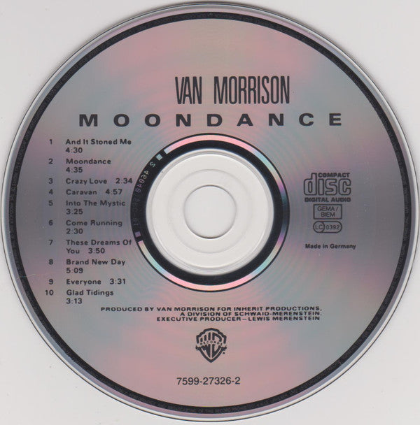 Van Morrison : Moondance (CD, Album, RE)