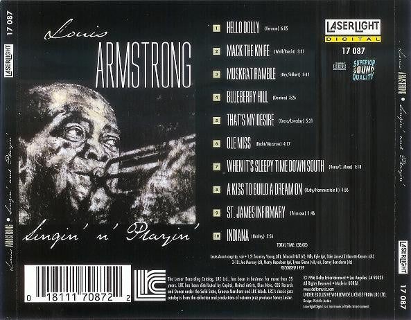 Louis Armstrong : Singin' N' Playin' (CD, Comp)