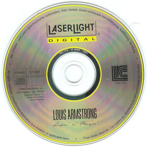 Louis Armstrong : Singin' N' Playin' (CD, Comp)