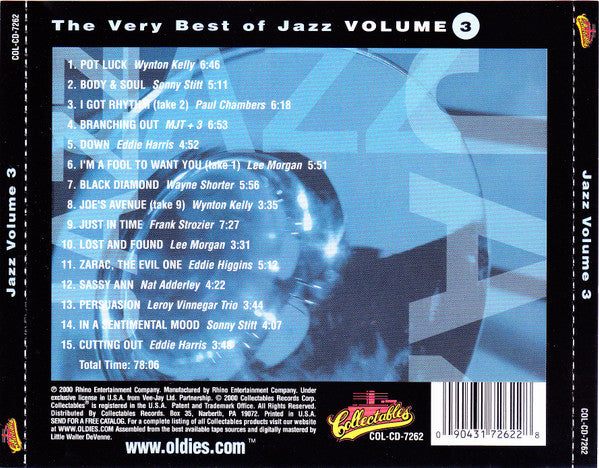 Various : The Very Best Of Jazz Volume 3 (CD, Comp)