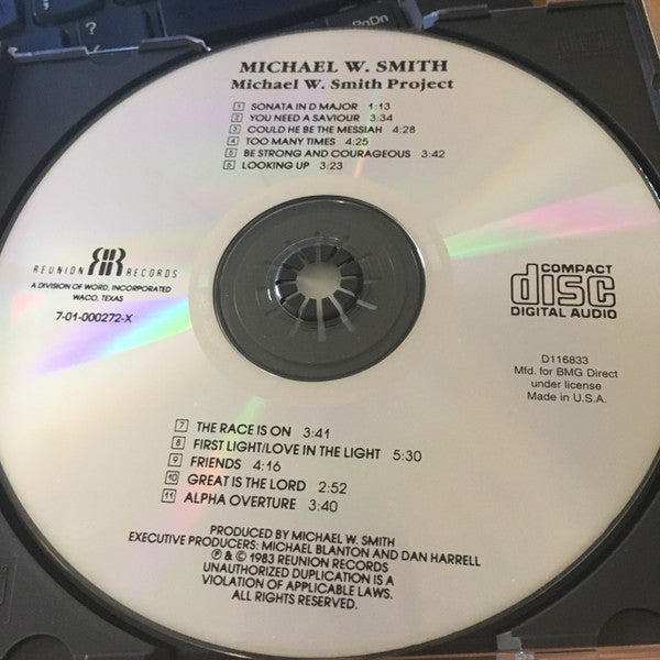 Michael W. Smith : Michael W. Smith Project (CD, Album, Club, RE)